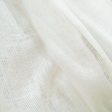 White Tobacco Cloth Cotton Fabric - Lightweight for Wedding Decor by The Yard