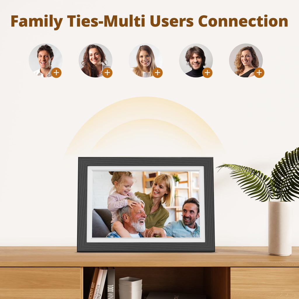 Digital Picture Frame WiFi 10 inch Touch Screen