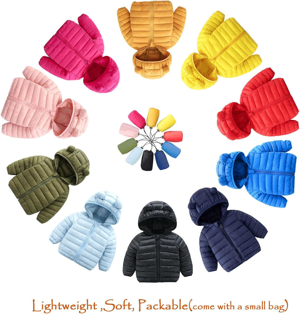 Toddler Winter Coats Lightweight Puffer Jacket for Baby Infant kids