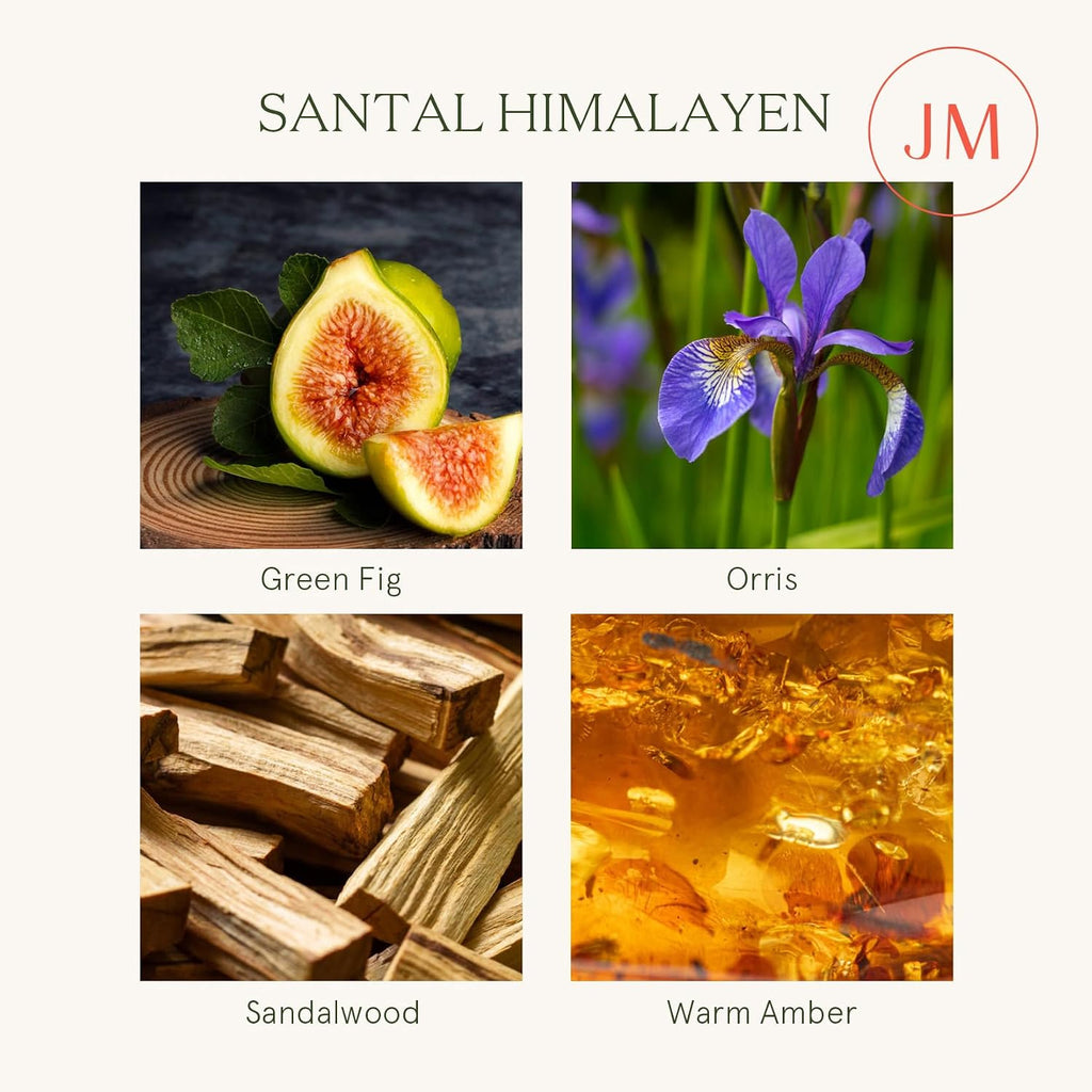 Sandalwood Scented Candles, Natural Soy Wax, 7 oz