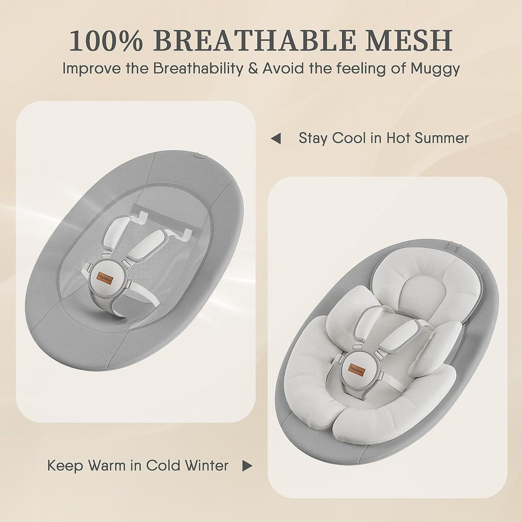 Baby Swings for Infants, Electric Baby Swing with Remote Control
