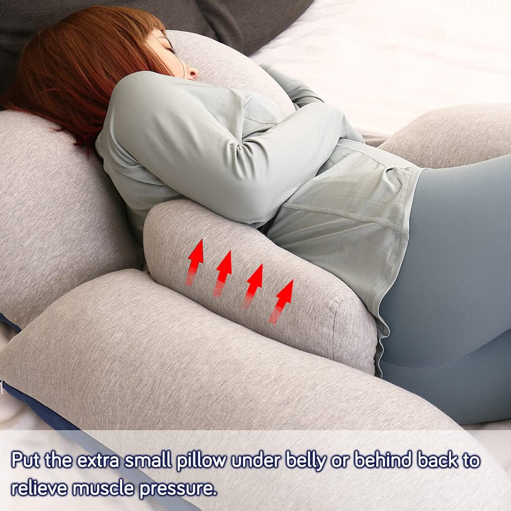 60 inch Pregnancy Pillow, Detachable U Shape Full Body Pillow for Maternity Support, Sleeping Pillow for Pregnant