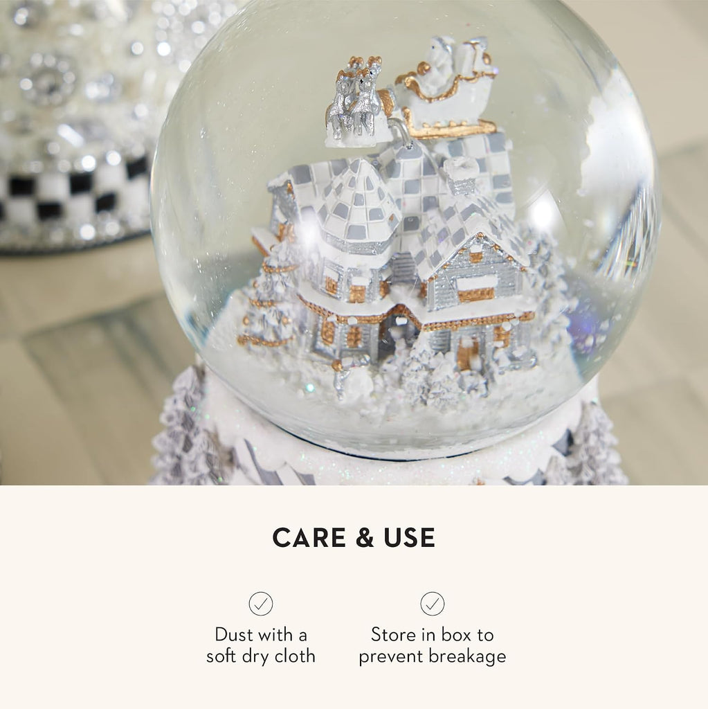 Snow Globe, Musical Christmas Decor , Sterling Village