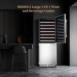 24 Inch Wine and Beverage Refrigerator Cooler