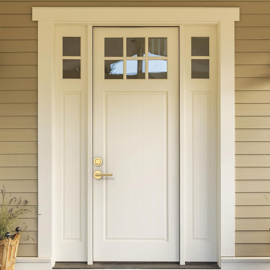 1 Pack Champagne Bronze Passage with Deadbolts