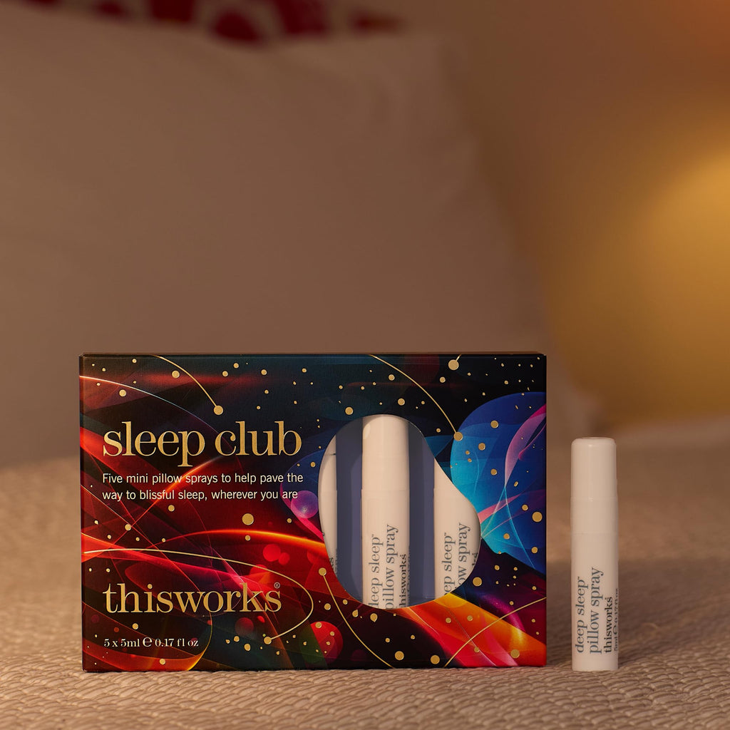 Sleep Club Gift Set - Travel Size Deep Sleep Mini Pillow Sprays, 5 x 5ml