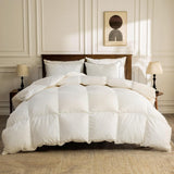 Lightweight Organic Feather Down Comforter Queen
