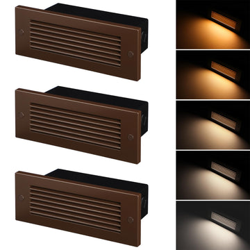 Update 5CCT LED Step Lights, 120V-277V, Oil Rubbed Bronze