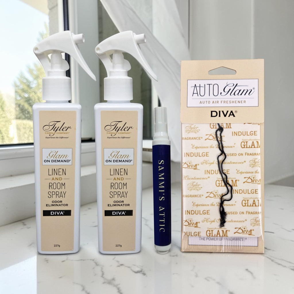Tyler Diva Room Spray 2 Pack with Autoglam and Stain Remover Pen