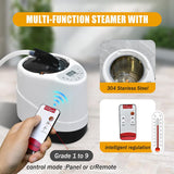 Nirvix Sauna Box, Portable Steam Sauna for Home with 1000W 3L Steamer, 9-Level Temperature Control & Remote