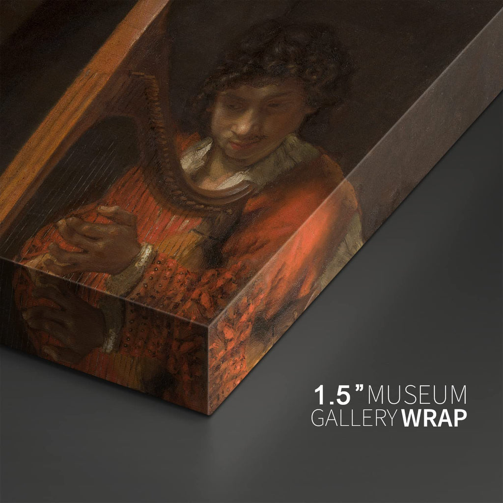 Print Wall Art - Saul and David, Circa 1651 by Rembrandt - 24x16 inches