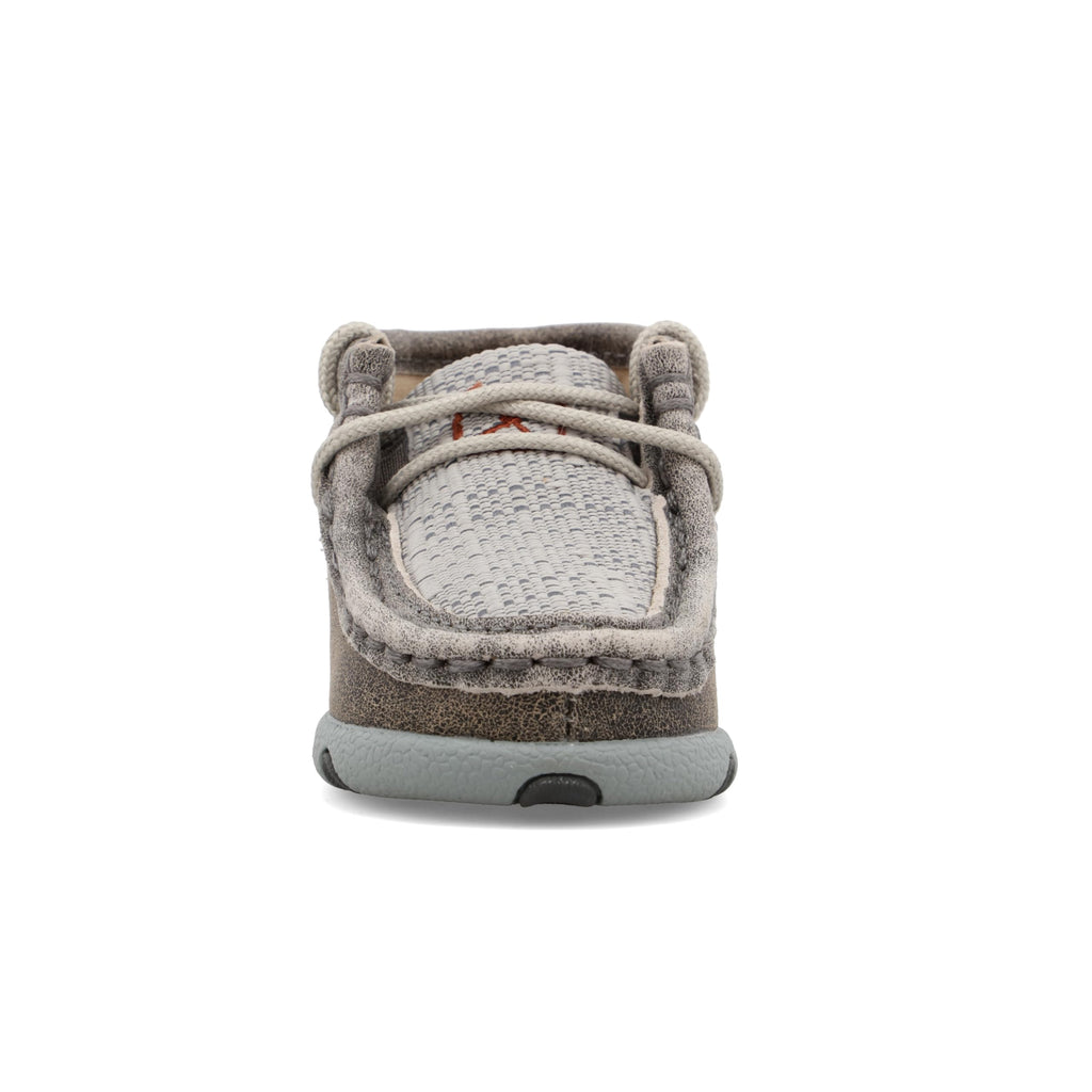 Infant's Driving Moccasins, Grey & Light Grey