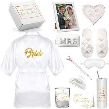 12 Pieces Bride To Be Gifts Set, White