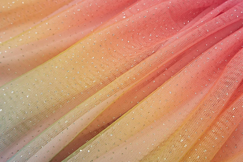 Girl's Layered Tutu Skirt Tulle Princess Sparkle Skirt