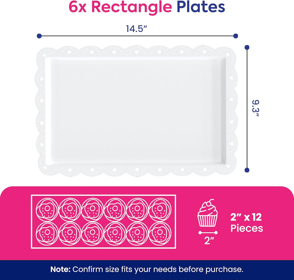 Dessert Table Display Set, 3 Tiered Cupcake Stand & Cake Stands - Set of 12