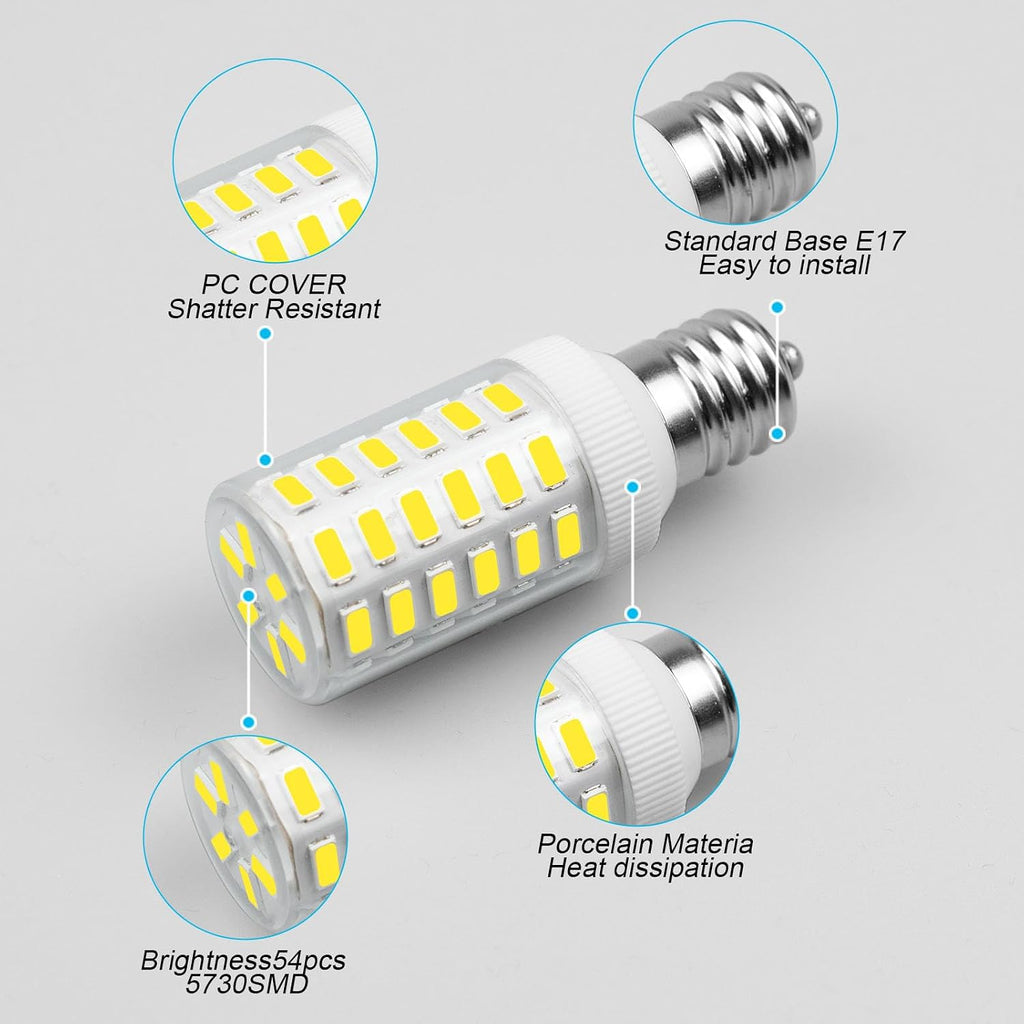 Kei D28k Kel 2812 Freezer Light Bulb Replacement E17 Led Fridge Light 6W