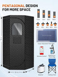 Portable Steam Sauna for Home, Portable Sauna Box Full Body for Home with 9 Adjustable Heat Levels