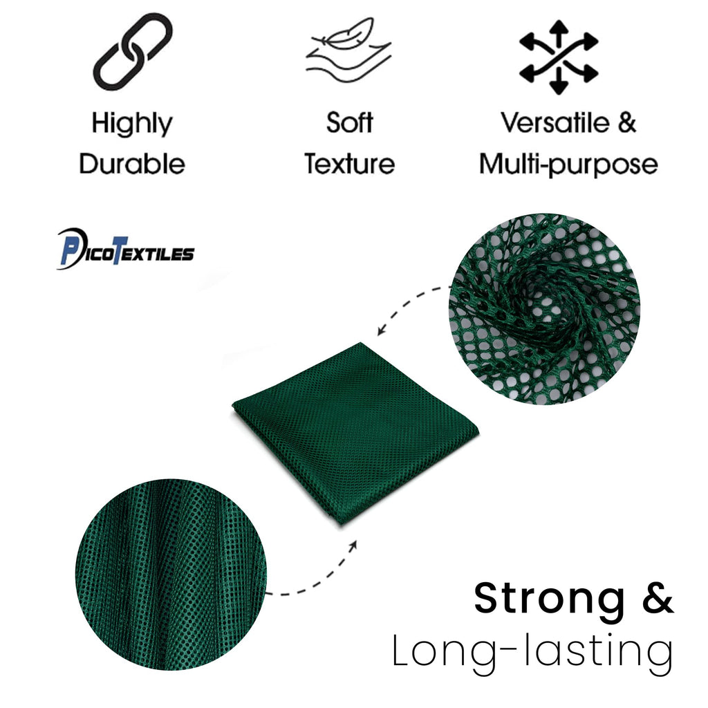 Textiles 4 Yard Bolt Hunter Green King Mesh Athletic Jersey Fabric