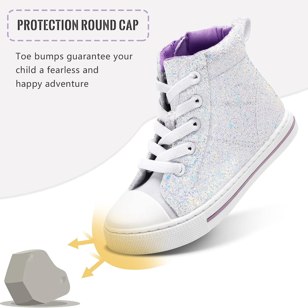 Toddler High Top Sneaker, Kids Sneakers for Boys and Girls