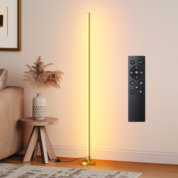 Corner Lamp, Minimalist Floor Lamp, gold, 1 pack