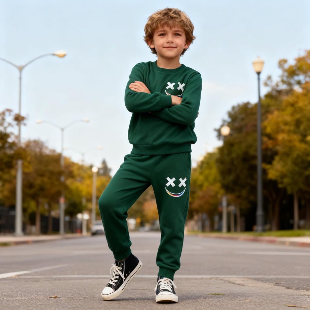 Years Toddler Boys Clothes 2 Piece Long Sleeve Sweatshirt & Pants Casual Kids Boy Fall Winter Outfits Set
