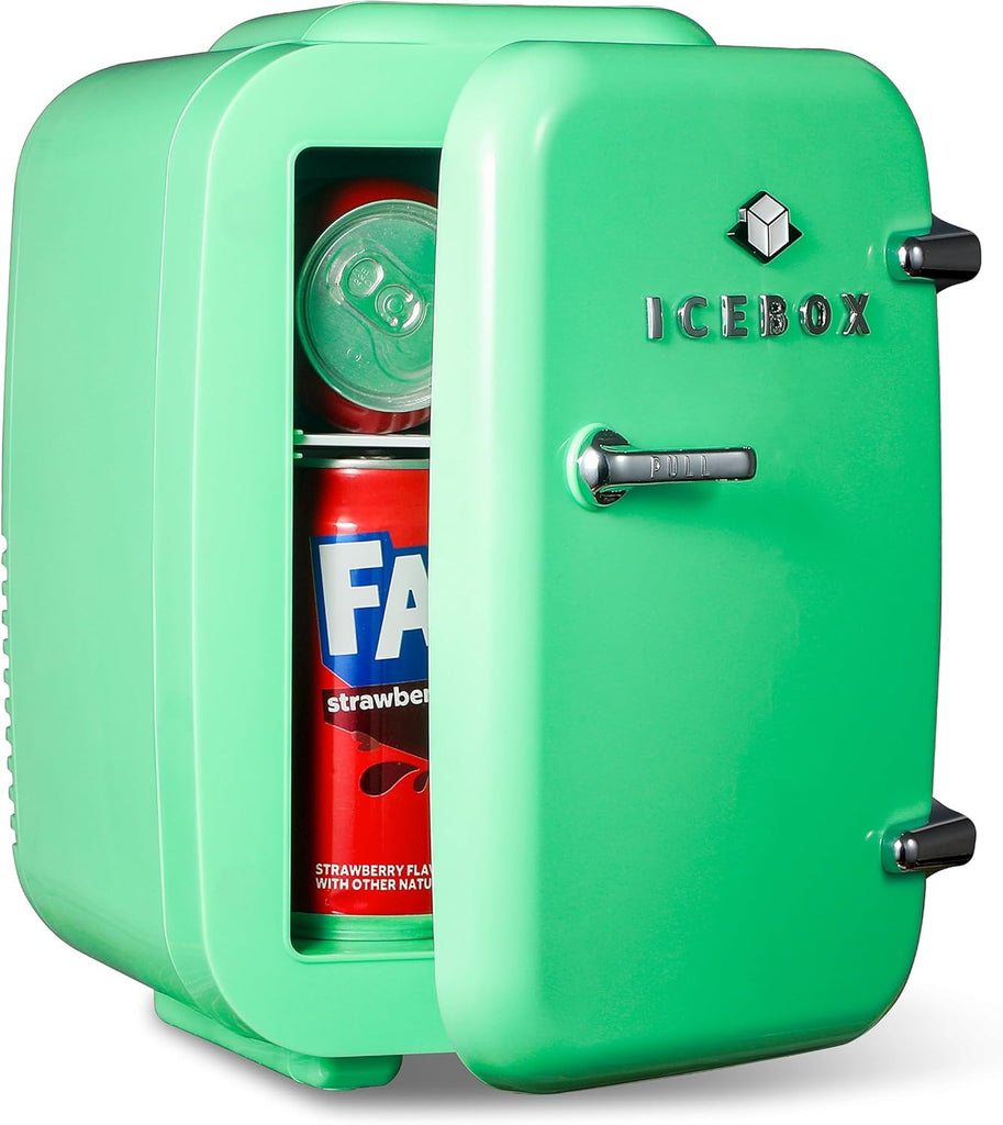 IBMF4MNT Mini Fridge For Bedroom, Skincare Refrigerator, Portable Cooler & Warmer for Makeup, for Office & Home, Mini