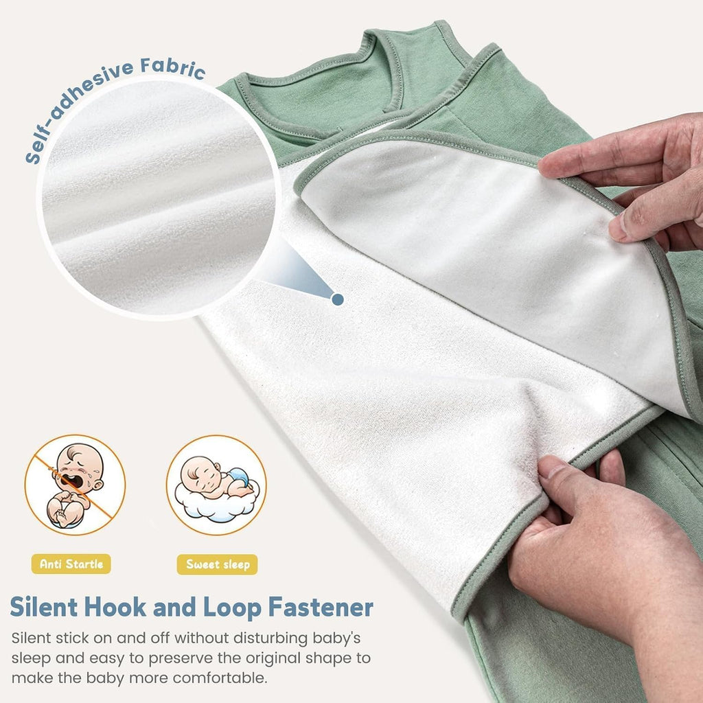 Baby Swaddle Sleep Sack, 1.0 TOG, 100% Cotton
