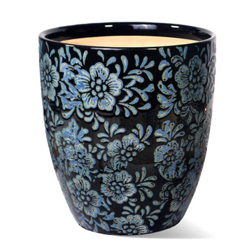 10 inch Plant Pot, Ceramic Plant pots, Ceramic Planter for Indoor Plants Outdoor, Mid-Century Modern Home Decor, Modern