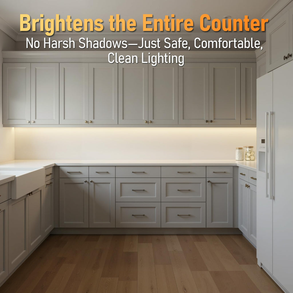 Ultra-Slim LED Under Cabinet Lighting Fits 36" Cabinets
