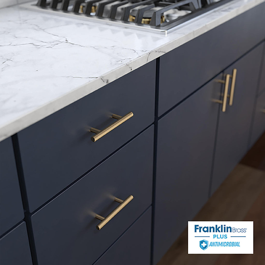) - Champagne Bronze Cabinet Handles, 3 Inch Hole Center, Modern Pulls for Drawers, Kitchen Cabinet Door
