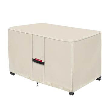 Rectangular Fire Pit Table Cover 58 x 36 inch, Beige