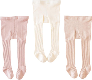 Baby Tights Toddlers Girl Leggings Seamless Stockings 3 Pack