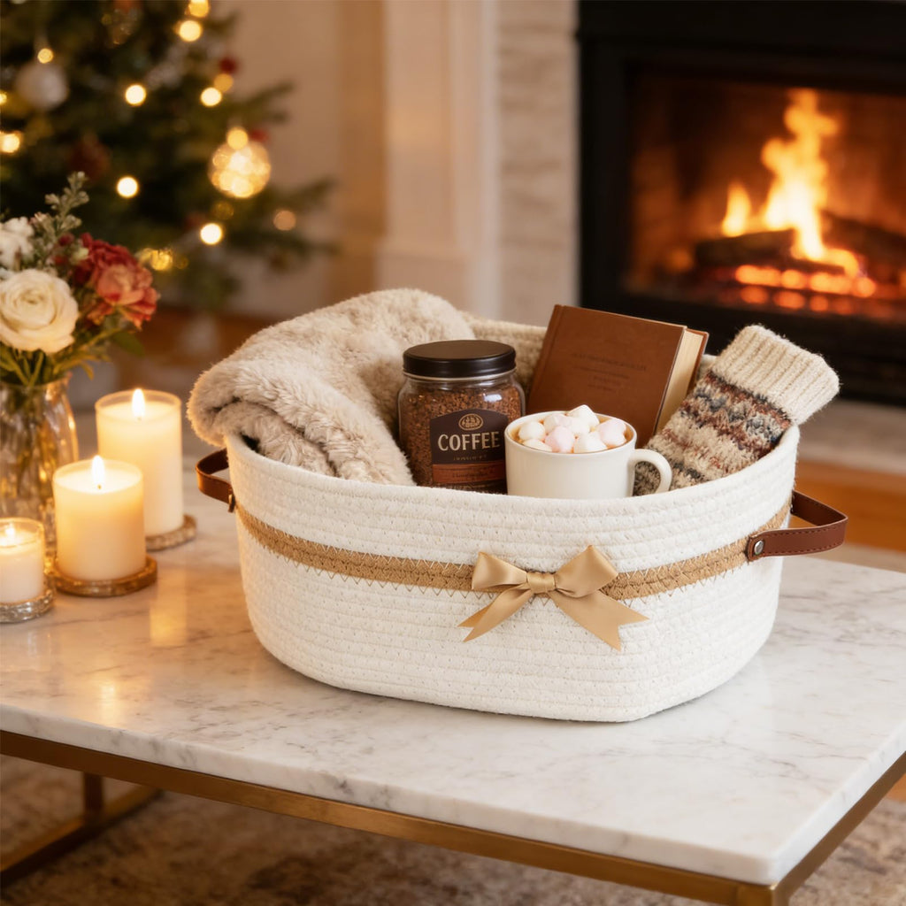 Large Gift Baskets Empty with Handles 14"x 10"x 5.5"