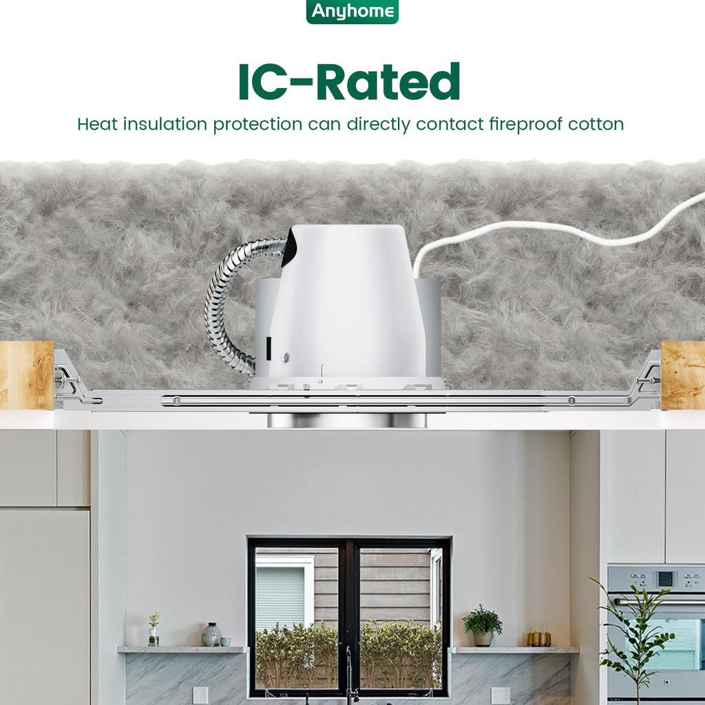 4 Inch Recessed Lighting Housing 24 Pack, New Construction