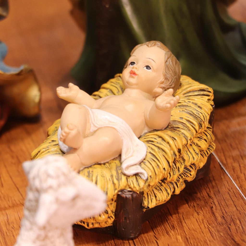 Nativity Set Christmas Scene Set Figurines Statue 8 Inch 11 Pcs
