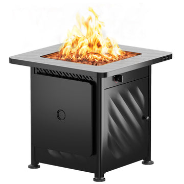 28in Gas Fire Pit Table Outdoor, 52, 000 BTU