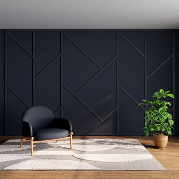 Peel and Stick Wall Molding Kit,Asymmetric Style