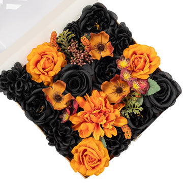 Fall Artificial Flowers DIY Bouquet Combo Faux Rose Decor