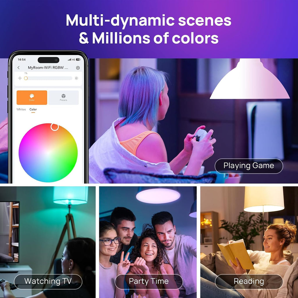 Smart Light Bulbs, 60W Equivalent Bluetooth Light Bulb, 1 Pack