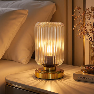 Cordless Table Lamp, Touch Stepless Dimmable, Modern