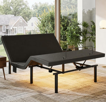 Adjustable Bed Frame Queen Electric Base, Head & Foot Incline