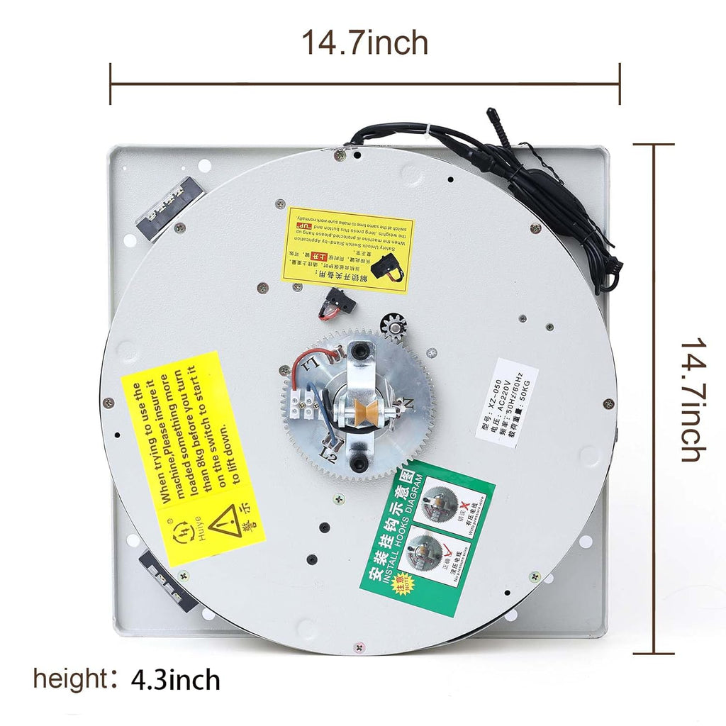 330 lb Rotating Motorized Chandelier Lift System with Remote Control – Mid-Capacity