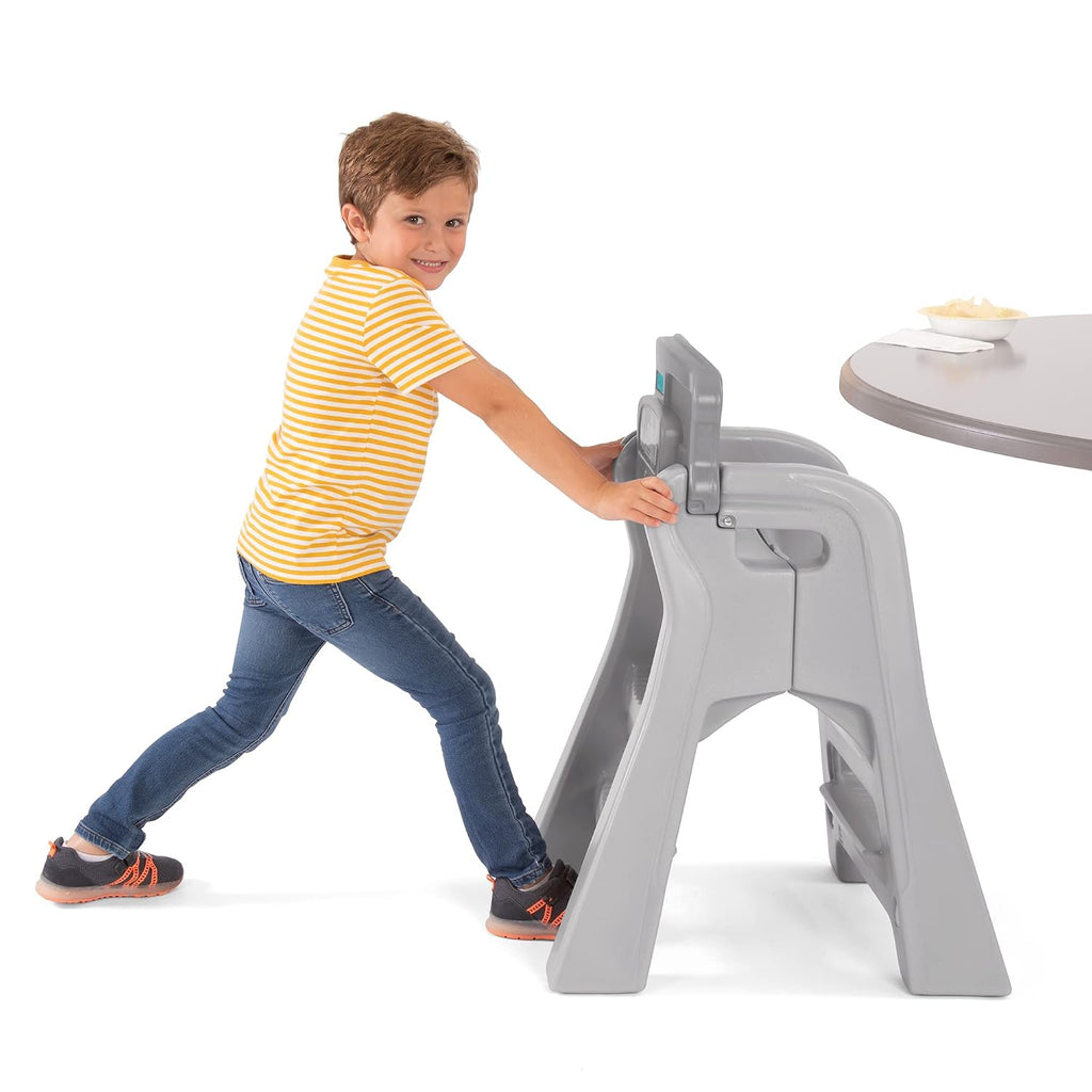 Big Kids Booster Seat, Lightweight Toddler Booster Chair for Dining Table and Kitchen, Toddler Kitchen Helper, Made
