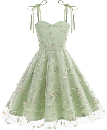 Embroidery Flower Girl Lace Dess for Kids Party Wedding Bridesmaid Tulle Dresses Princess Pageant Birthday Floral Gown