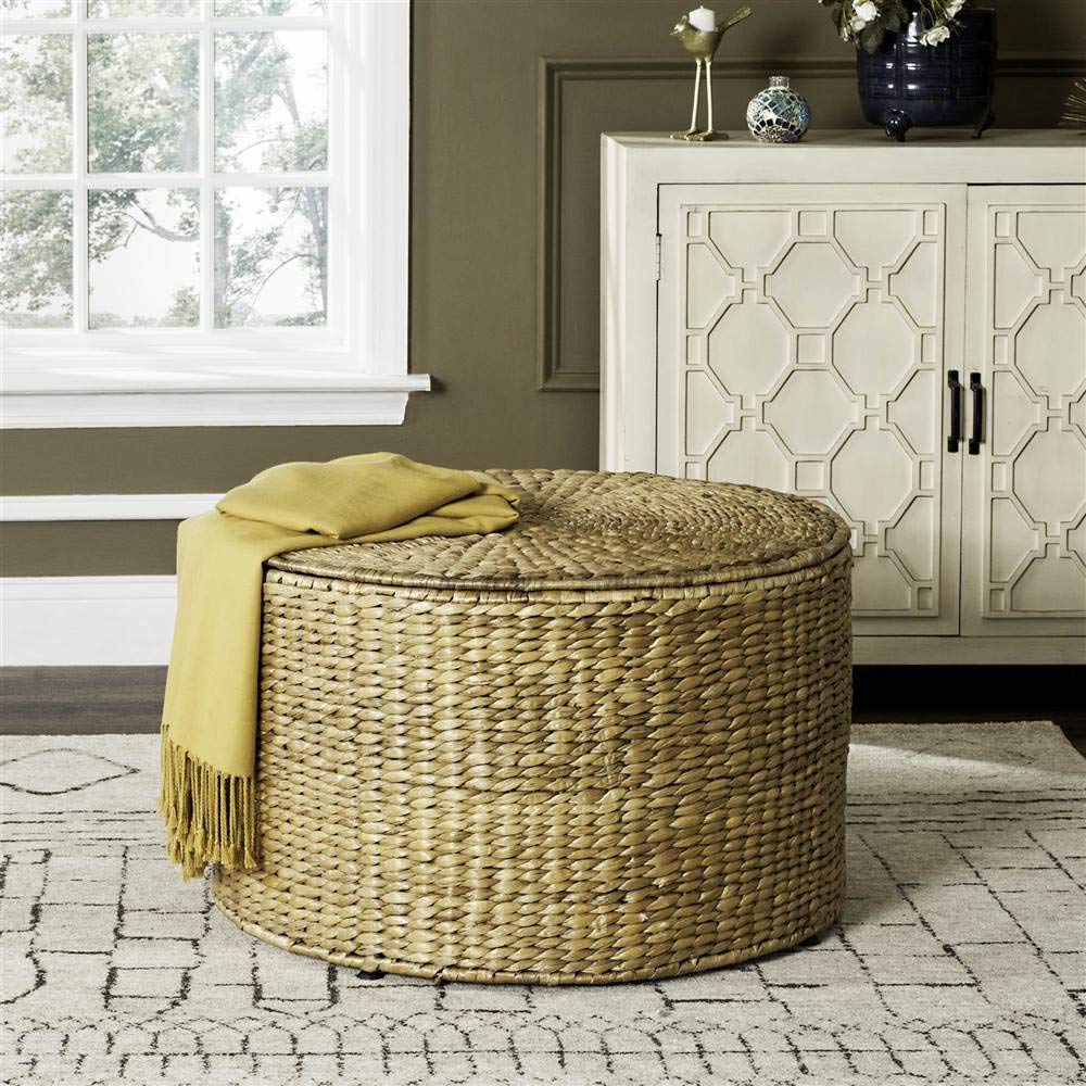 Jesse Rattan Coffee Table, 29.9" Coastal Natural SEA7035A