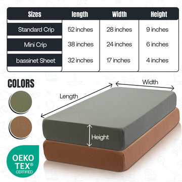 Cotton Jersey Crib Sheets Fitted, Unisex, 100% Cotton Crib Sheet
