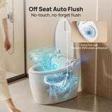 Smart Toilet with Bidet Built-in: Bidet Toilet with 4 Washing Modes Child Friendly, Toilet Bidet with Heated Seat