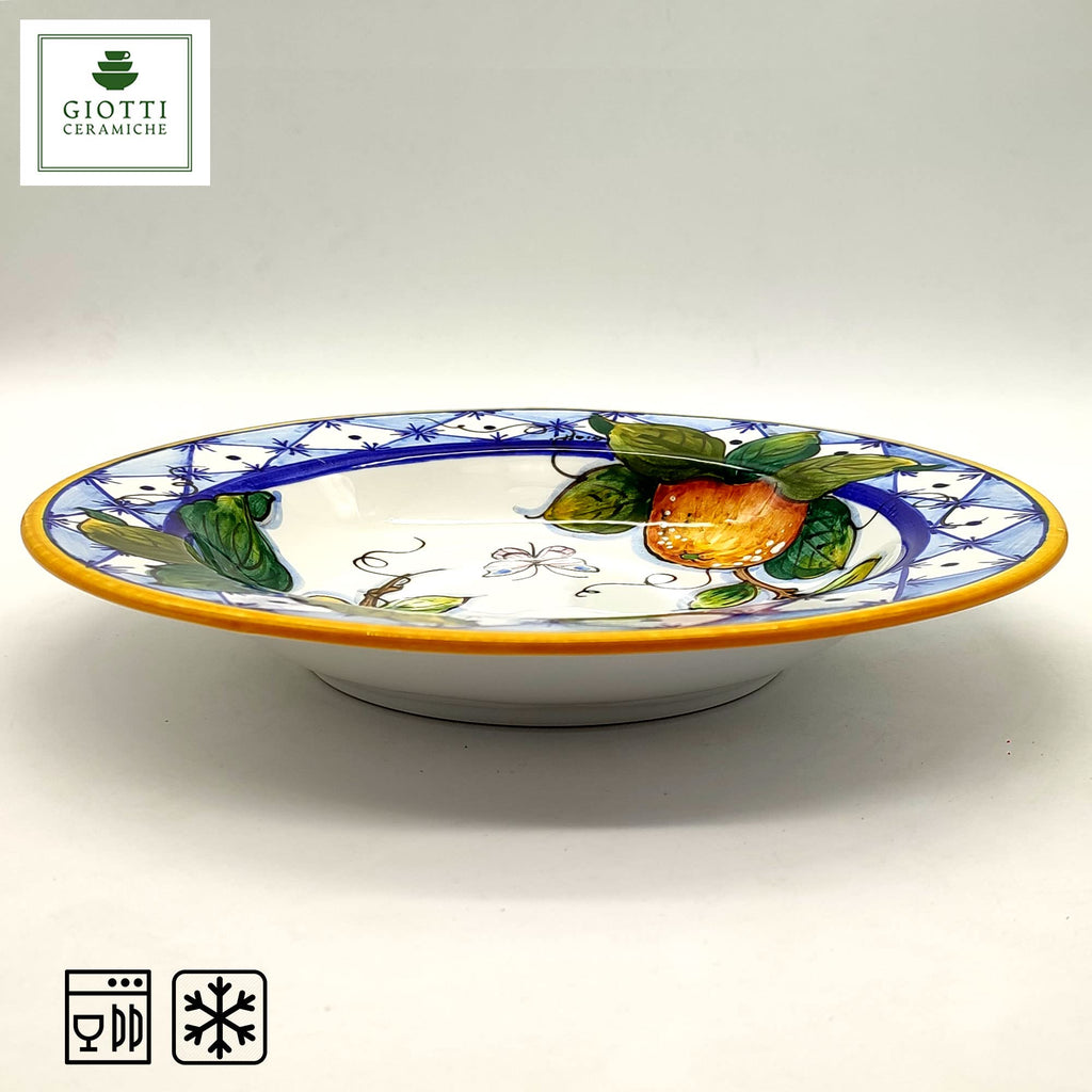Italian Ceramic Dinnerware Set, Hand Painted, Service of 4 pieces
