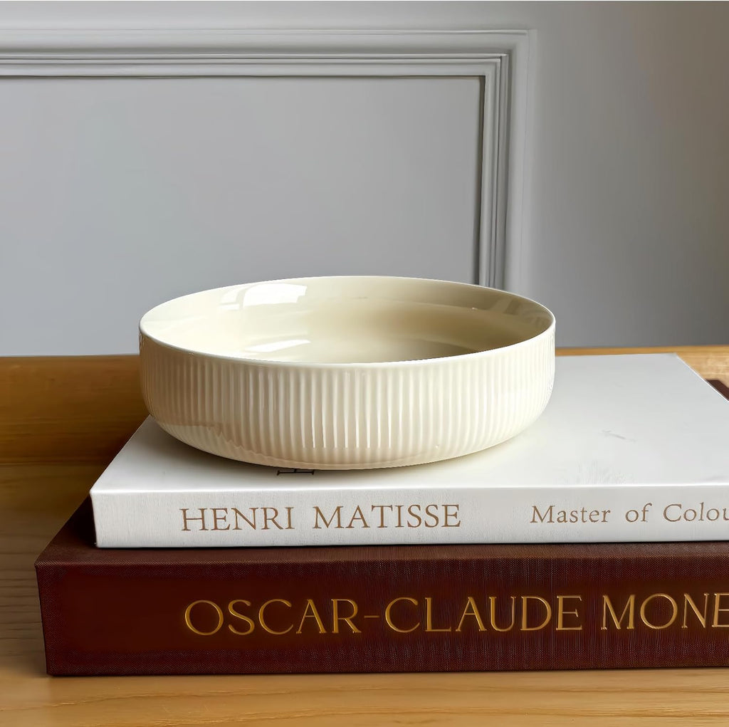6'' Key Bowl, Purse Bowl - Small Decorative Bowl, Soft Beige