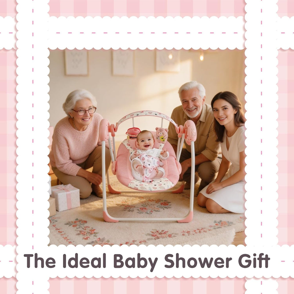 Swing for Infants, Portable Infant Swing with Music